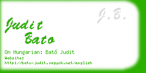 judit bato business card